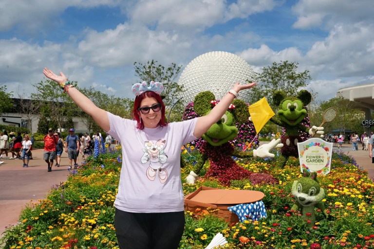 Plan Your Trip Marlin from One Mom Travel at Epcot during Flower and garden festival